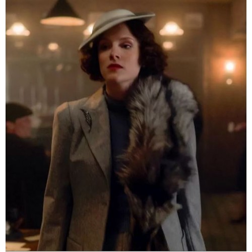 Peaky Blinders Ada Shelby S06 Grey Blazer